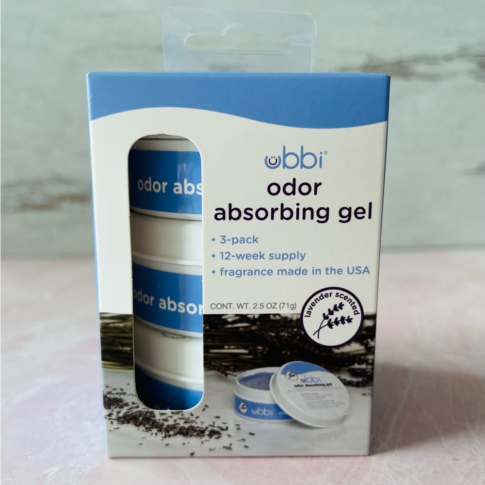 Ubbi Blue Odor Absorbing Gel 3-Pack